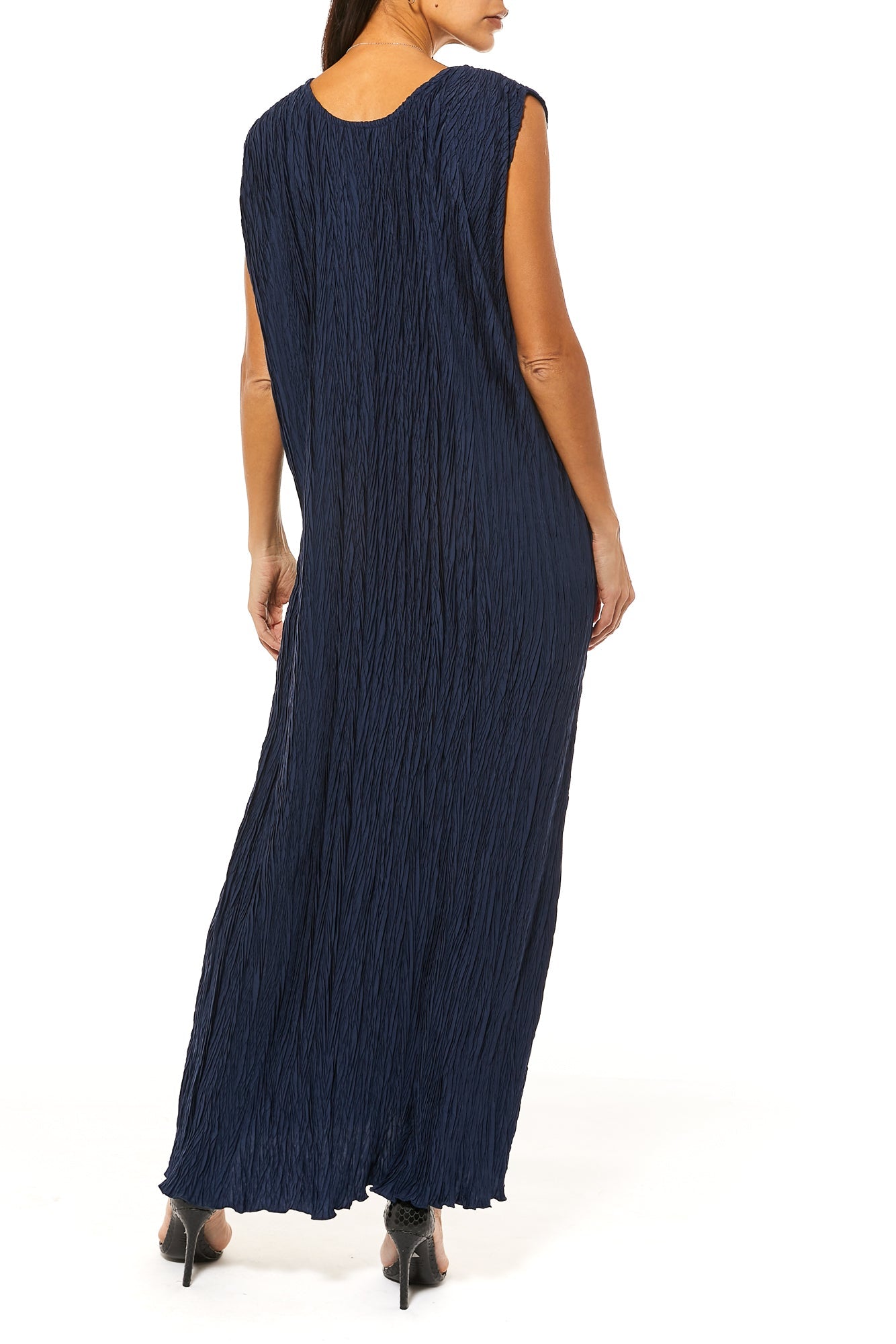 MOiSTREET Dark Blue Harir Maqsood Under Dress