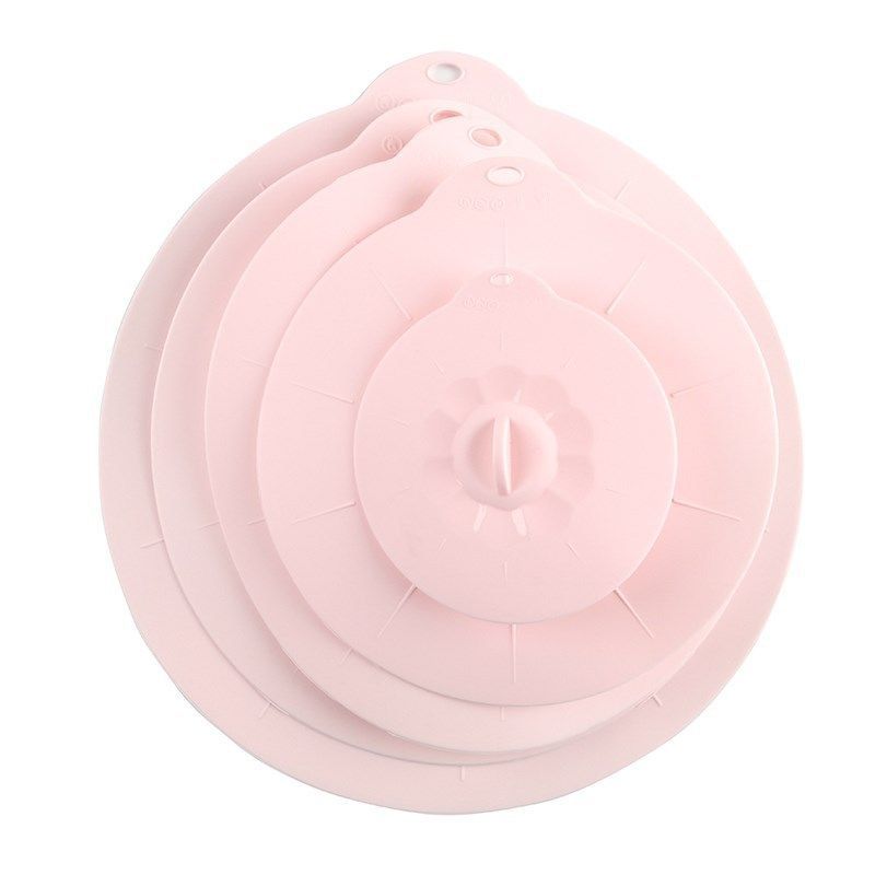 5pcs Silicone Bowl Lids Set Reusable Silicone Food Cap Fruit Fresh-keeping Cover