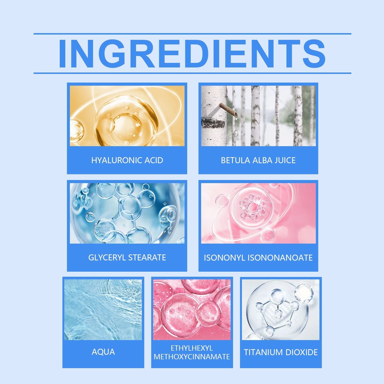 Birch Juice Skin Protection Cream, SPF Moisturizer, Gentle UV Shield ,50g