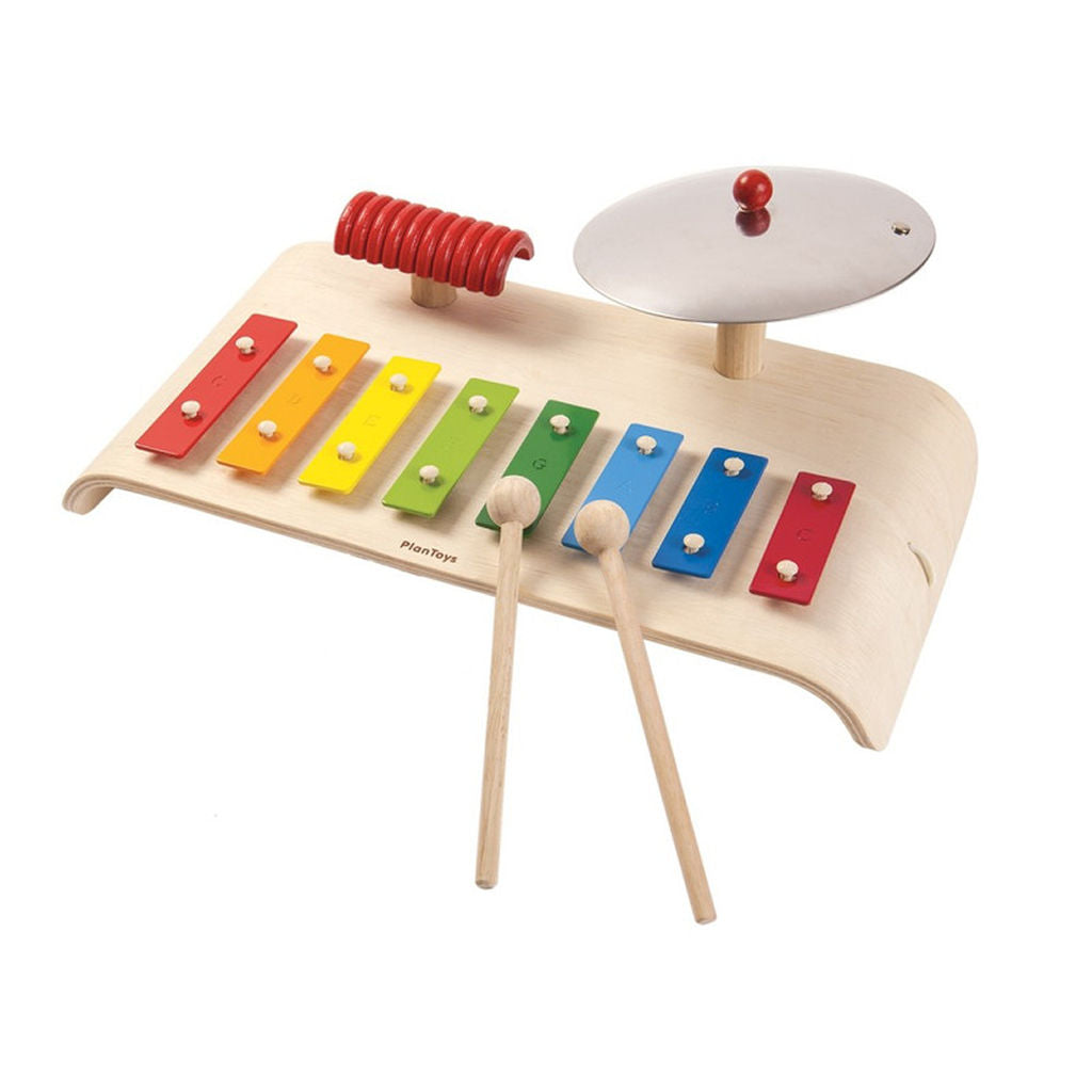 PlanToys Musical Set — Wooden Instrument Set