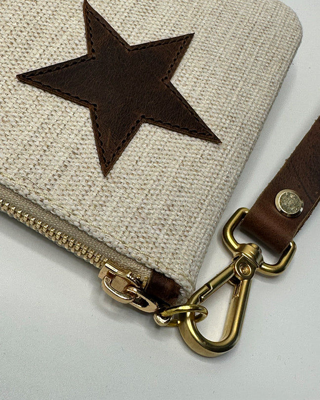 Hartouka star ivory pouch