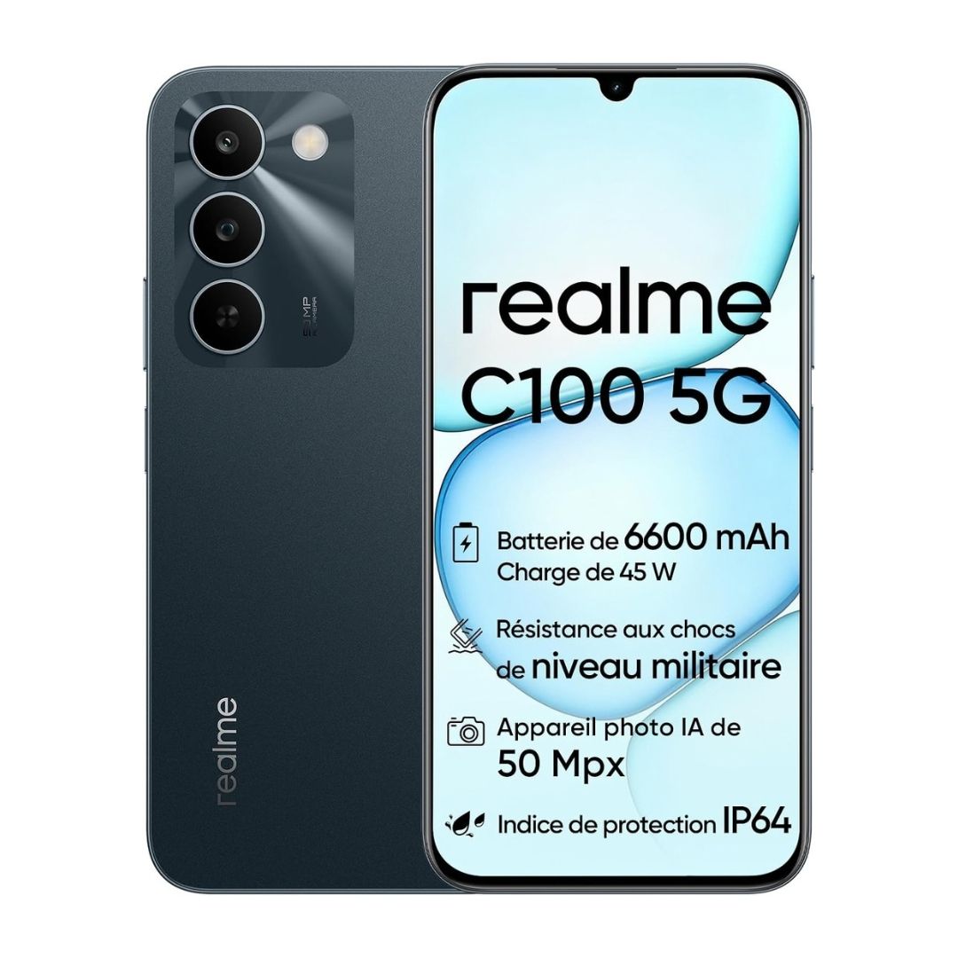 Realme C100 5G Smartphone, 6.8-Inch 144Hz Display