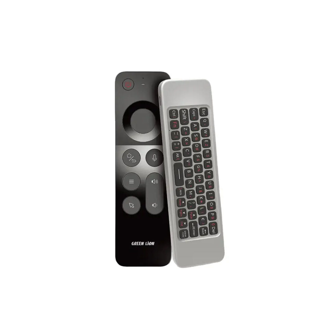 Green Lion 4-in-1 Wireless Remote with Keyboard, Black
