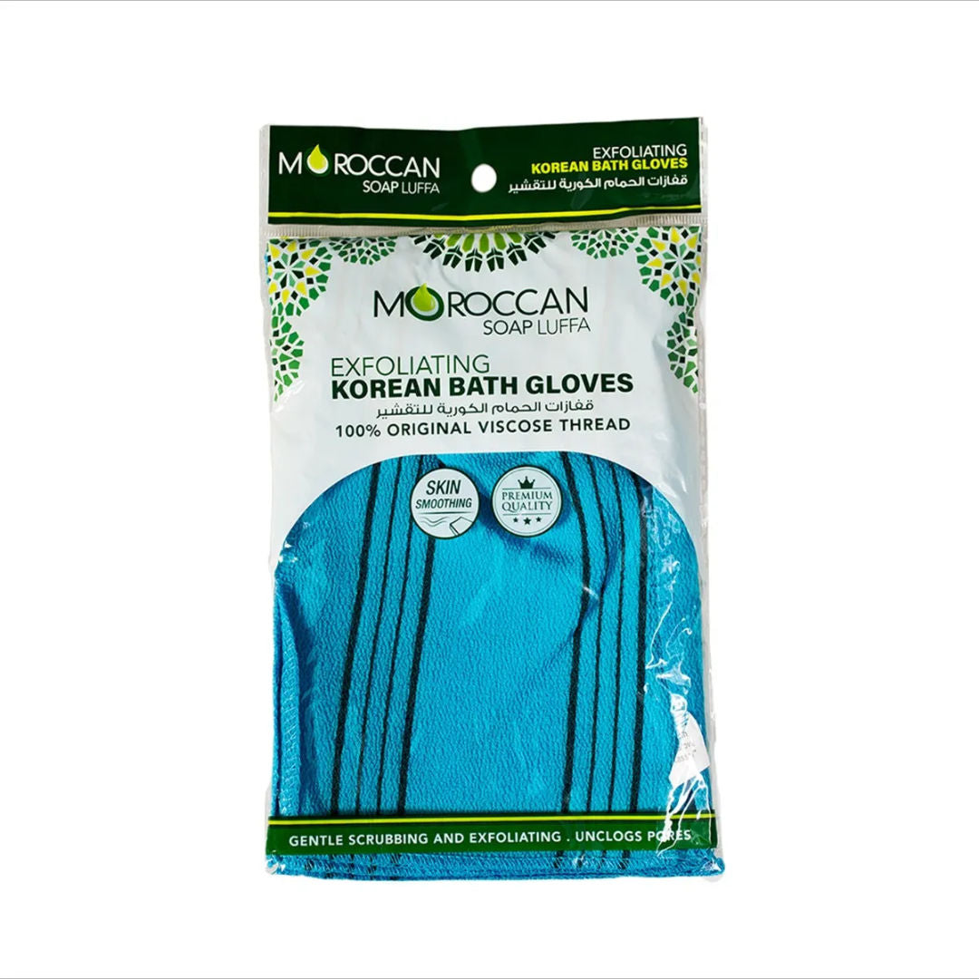 Moroccan Soap Luffa Exfoliating Korean Bath Gloves