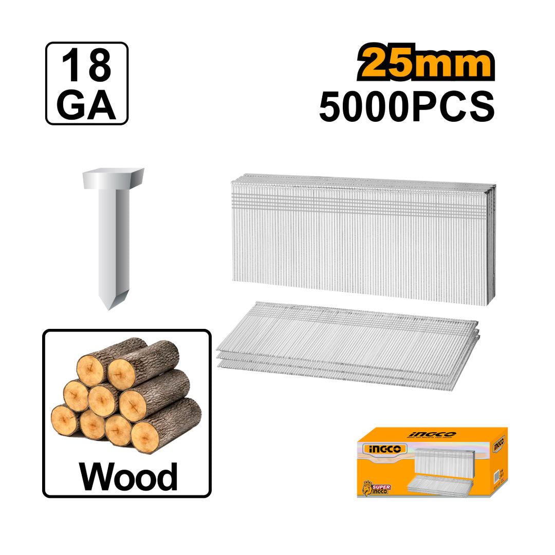 INGCO Brad Nails, 5000pcs Box