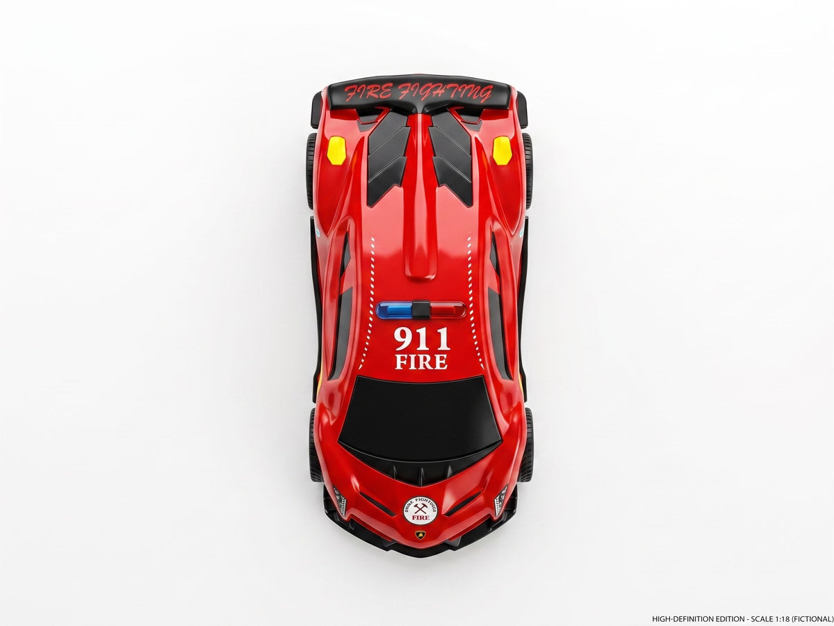 Die-Cast Supercar Vehicle Set (Pack of 8) – Pull-Back Toy Cars for Kids 3+