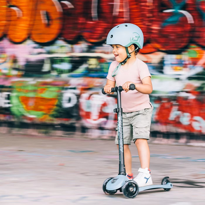 Scoot & Ride Kid Helmet S-M - Steel