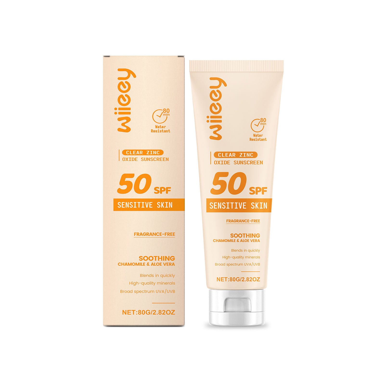 Children's Outdoor Protection Cream, Gentle UV Shield, Light Moisturizer, Sensitive Skin ,80g