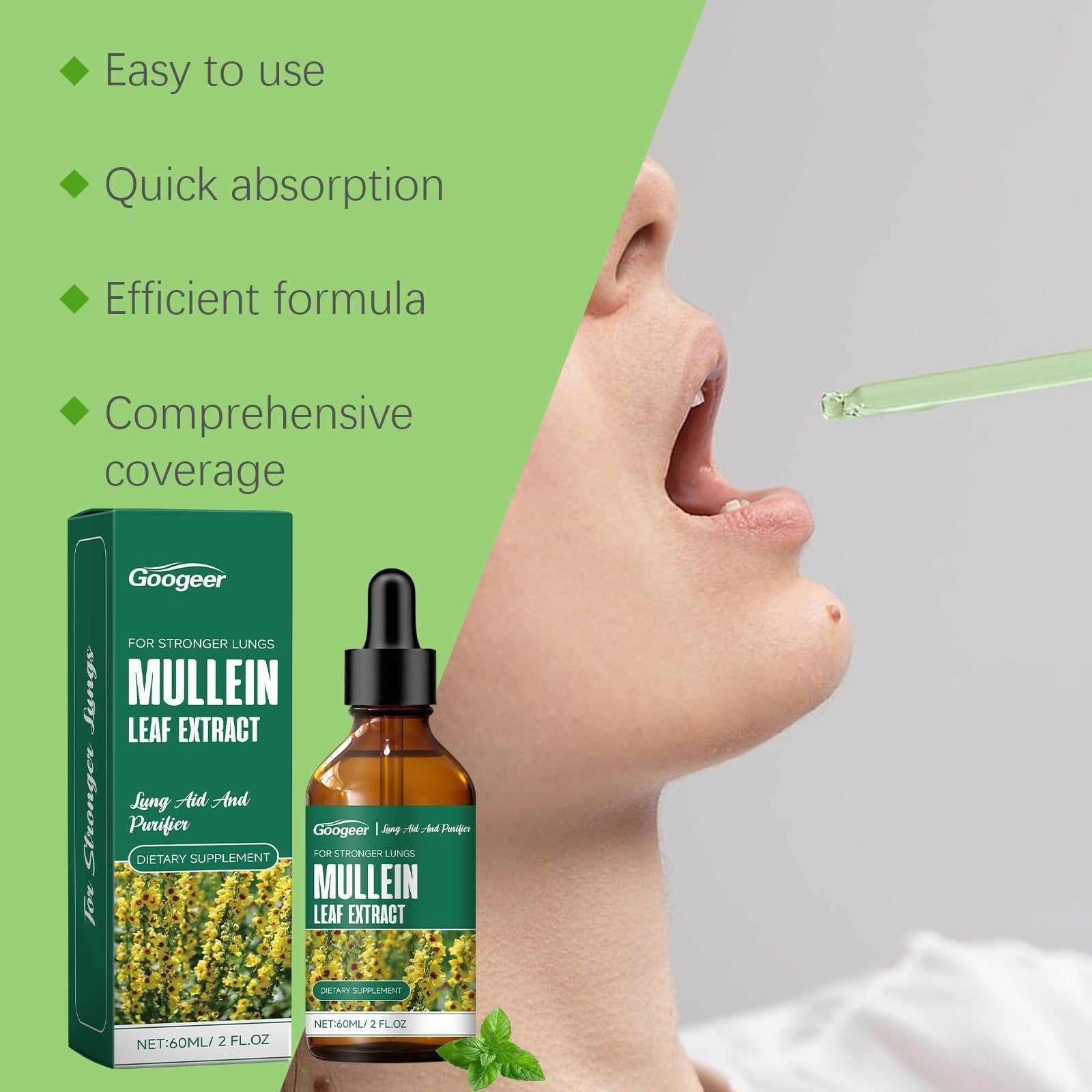 Body Care Drops, Rapid Absorption, Natural Herbal Supplement for Wellness ,60ml