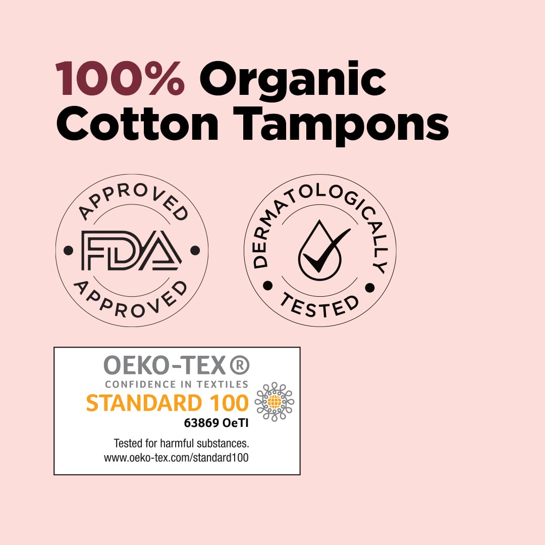 Pee Safe 100% Organic Tampons Super Plus 16N