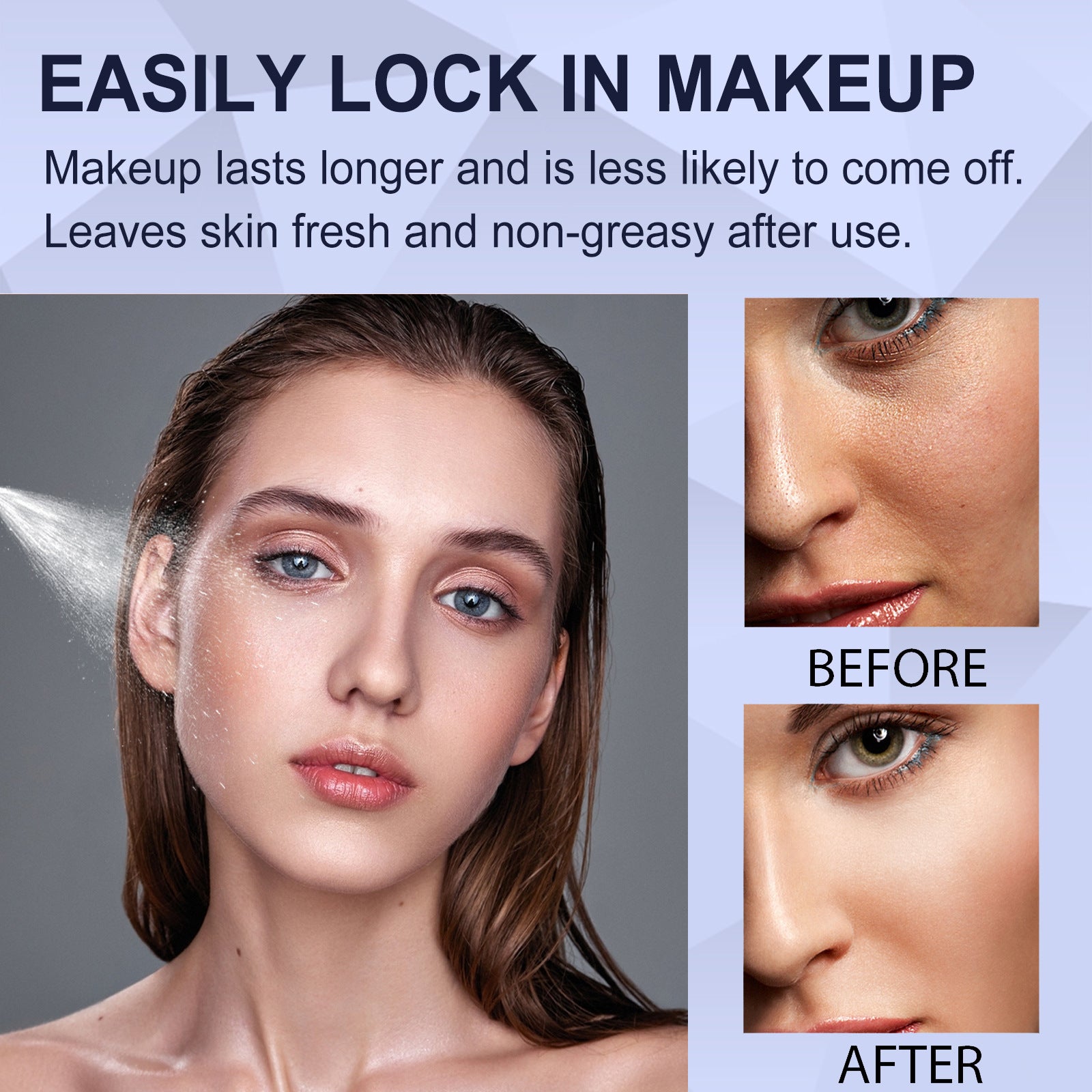 Oil Control Makeup Setting Spray, Long-Lasting, Hydrating, Waterproof, Fast Dry ,100ml