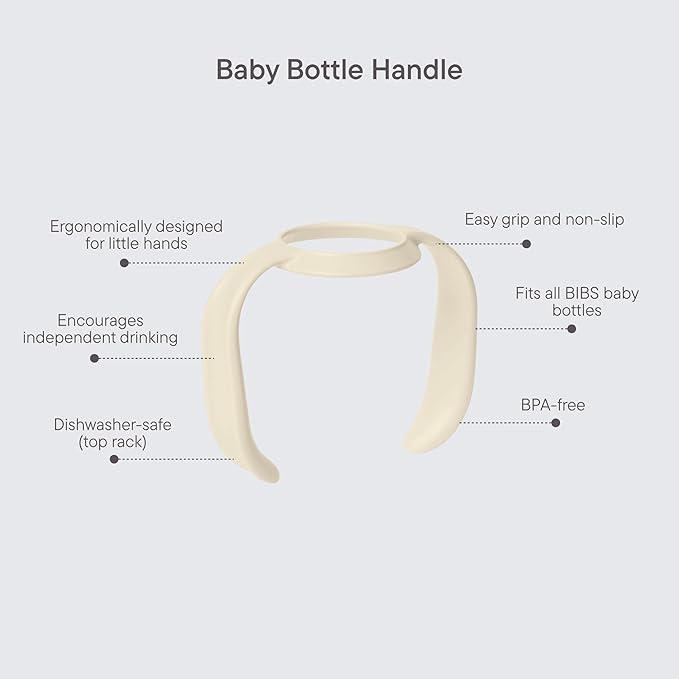 BIBS Baby Bottle Handle Ivory