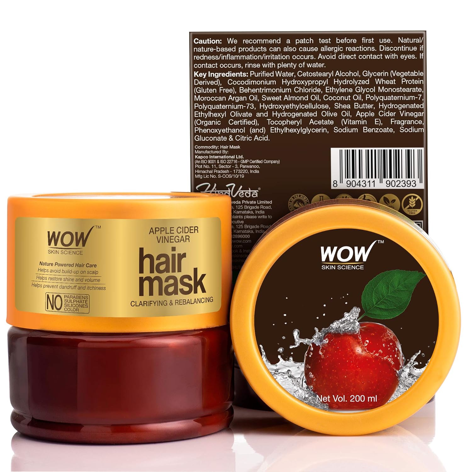 Wow Skin Science Apple Cider Vinegar Hair Mask 200ml