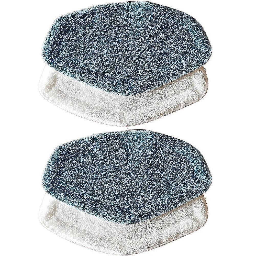 4Pcs Steam Mop Cleaning Pads Replacement For Dual Mop System
