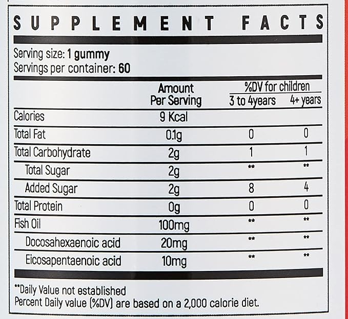 Happy Gummies Omega 3 Gummie 60S