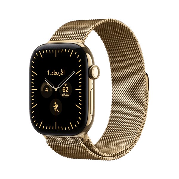 Apple Watch Series 12 G+C 46mm Titanium Case with Milanese Loop - S/M