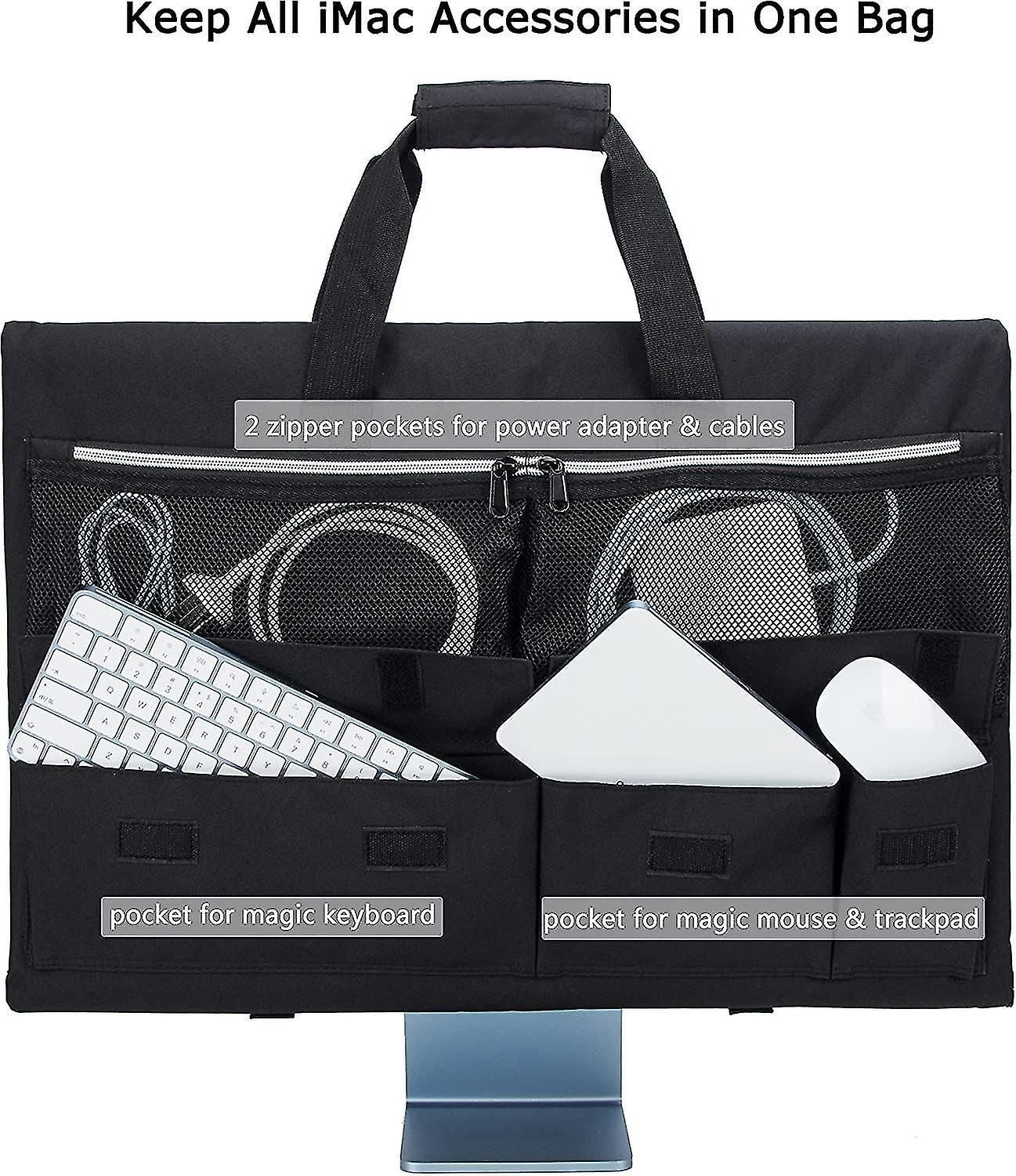 Desktop Computer Carrying Case Protective Storage Bag with Handle