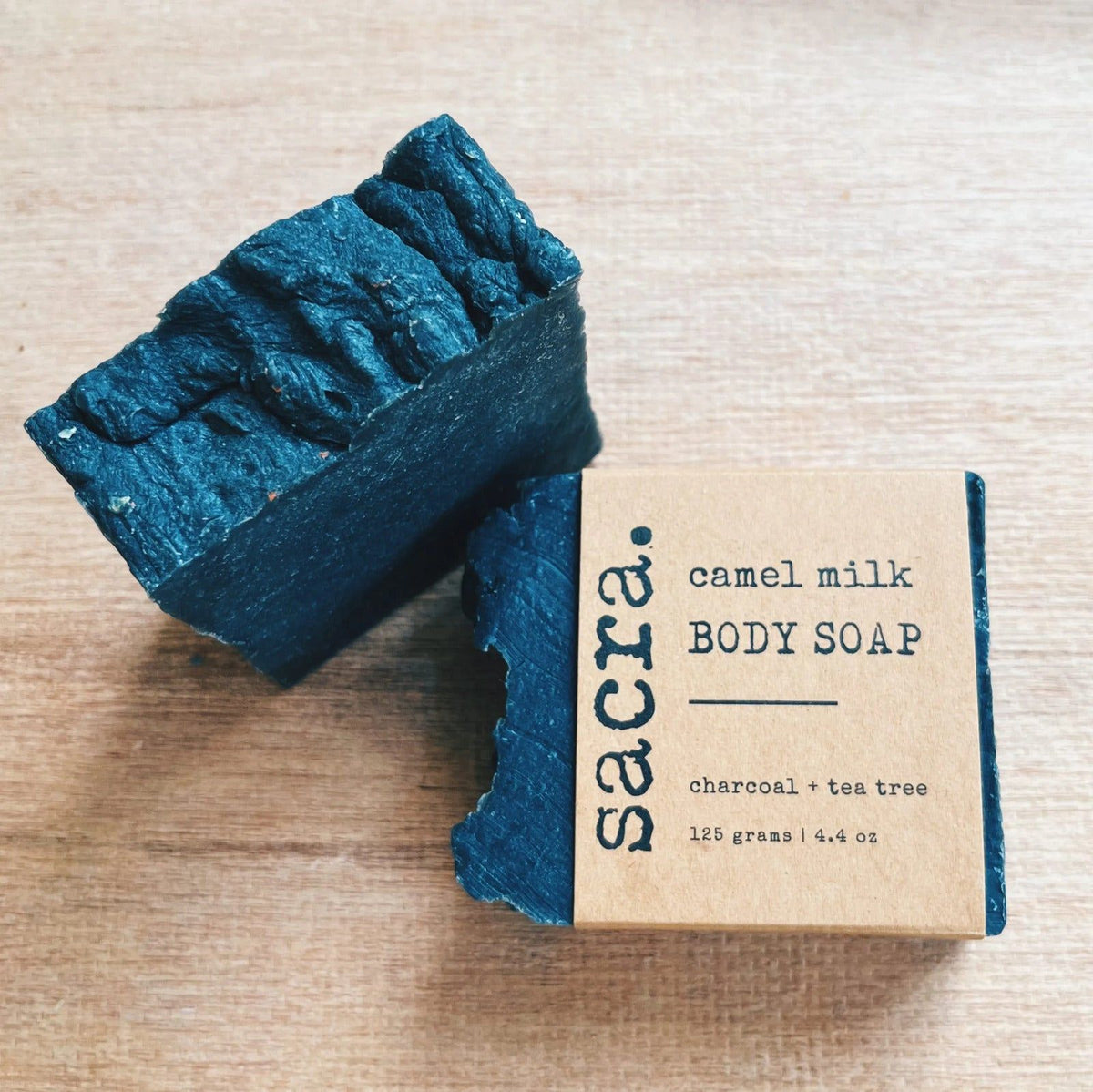 Charcoal + Tea Tree Camel Milk Soap