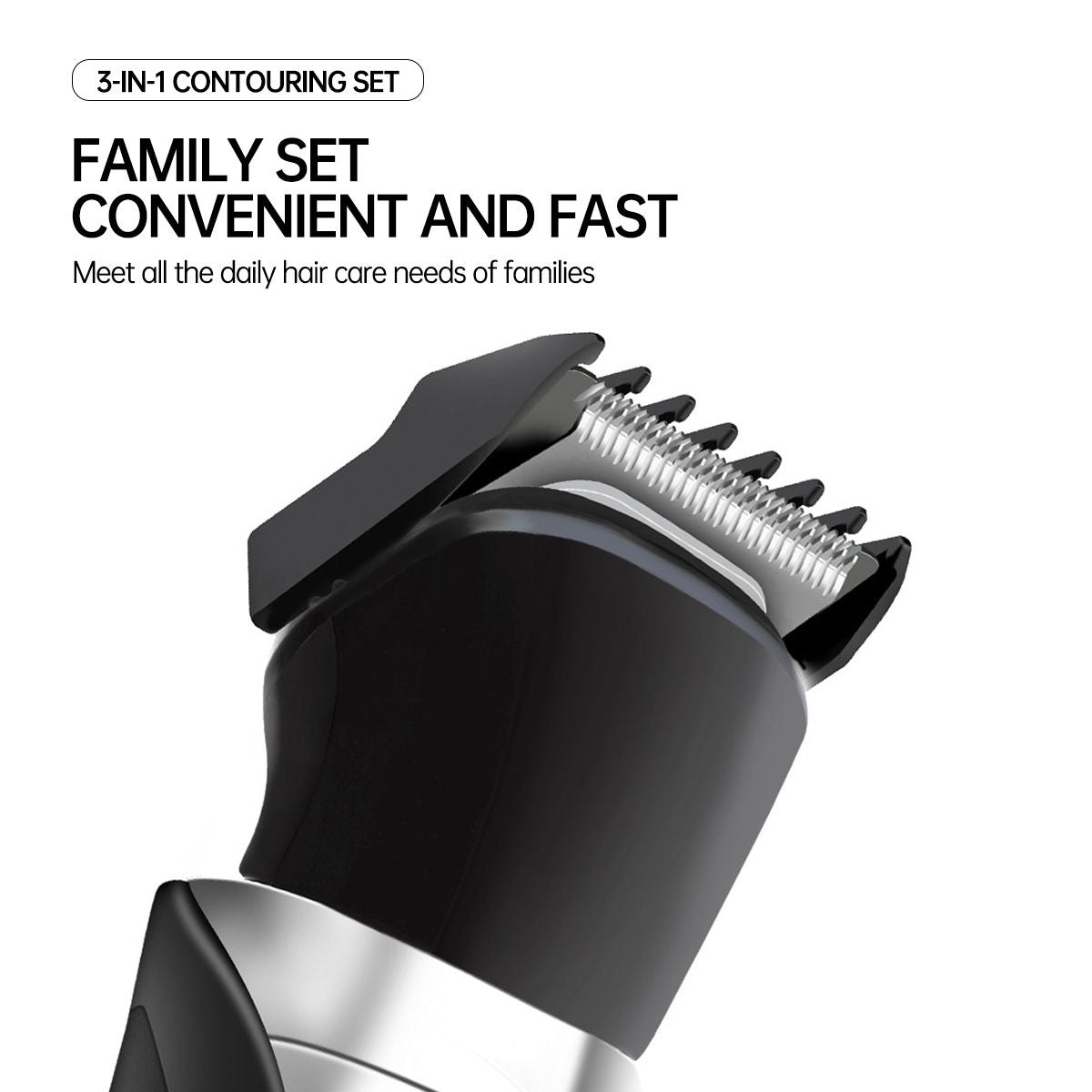 3-in-1 Shaver and Nose Hair Trimmer Kit
