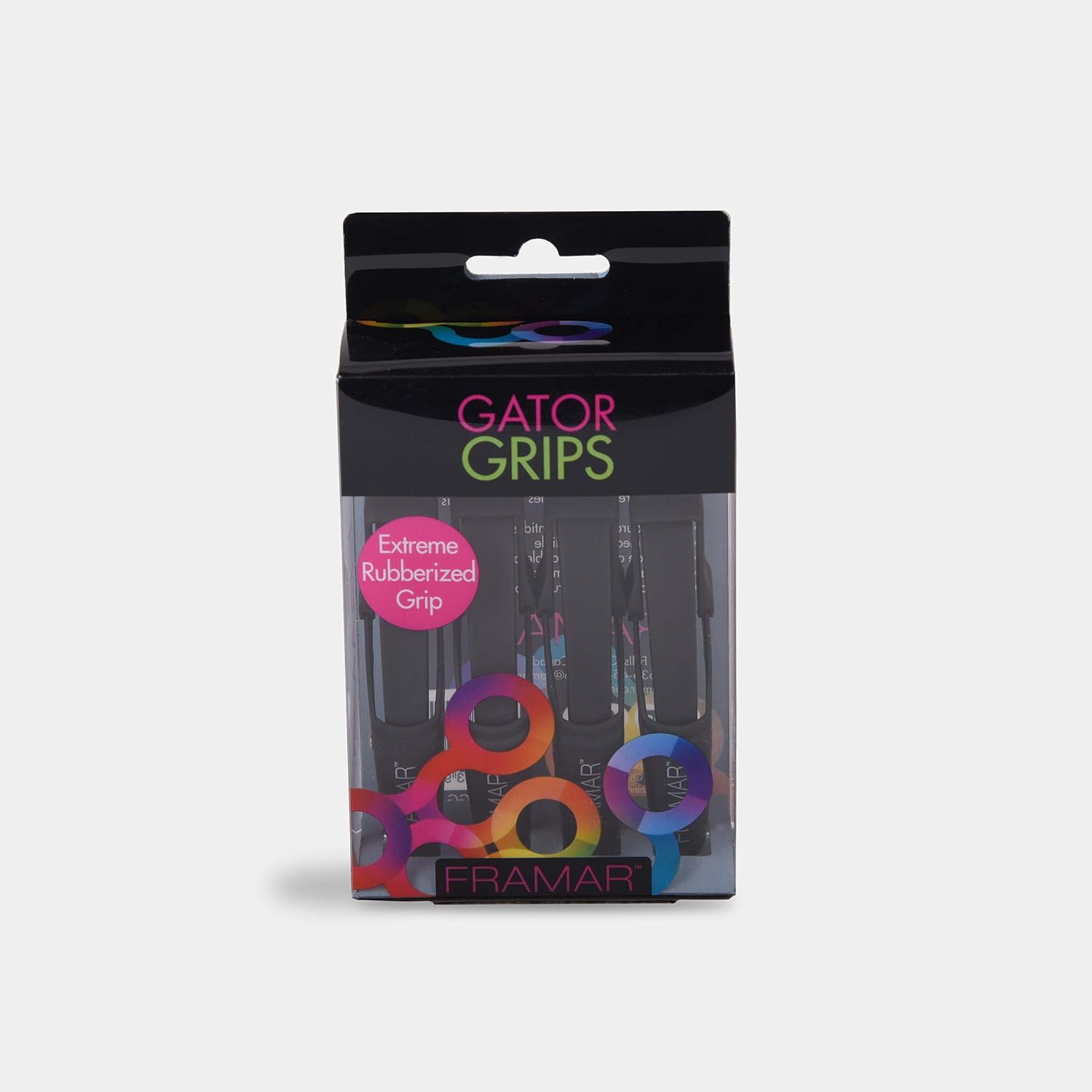 Framar Gator Grips Hair Clips, Pack of 4
