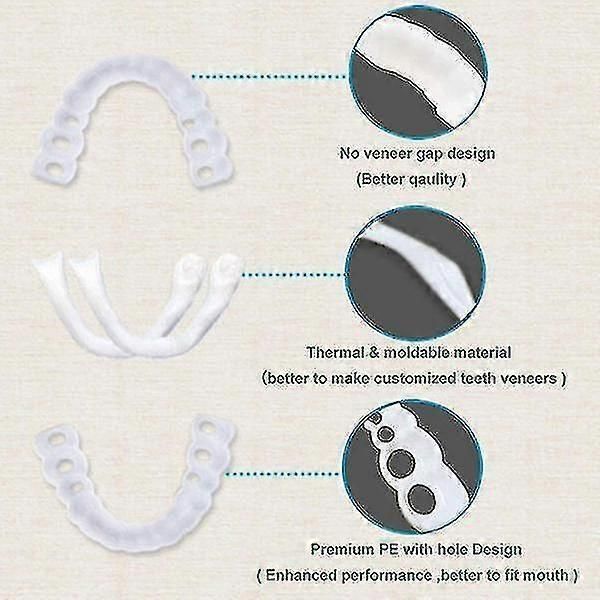 Upper/lower Comfort Fit Flex Whitening Denture Braces-bbcs zxin