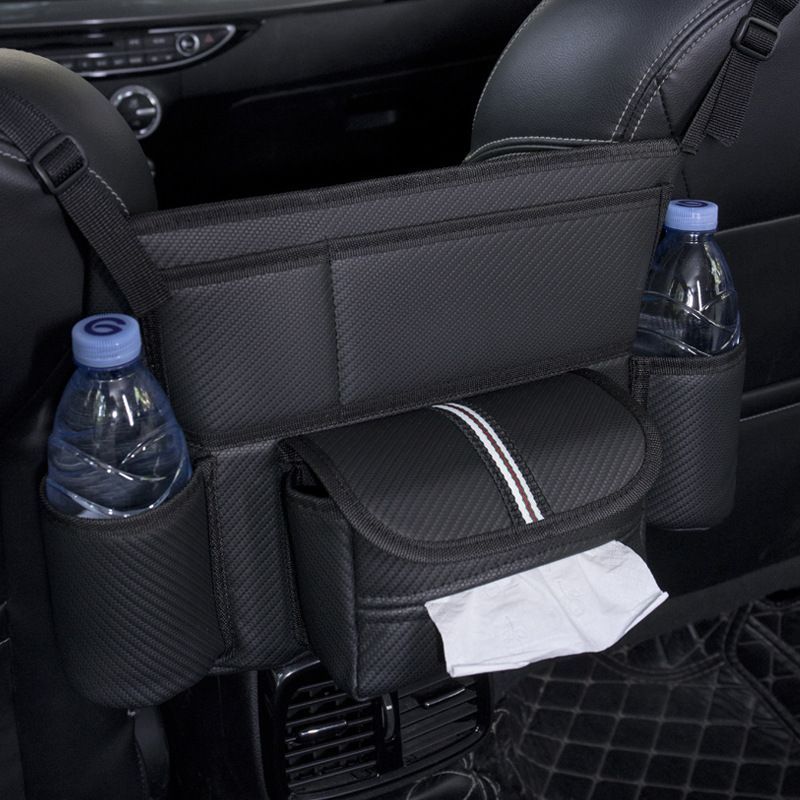 Car Storage Bag Backseat Organizer Handbag Purse Holder Car Tissue Box