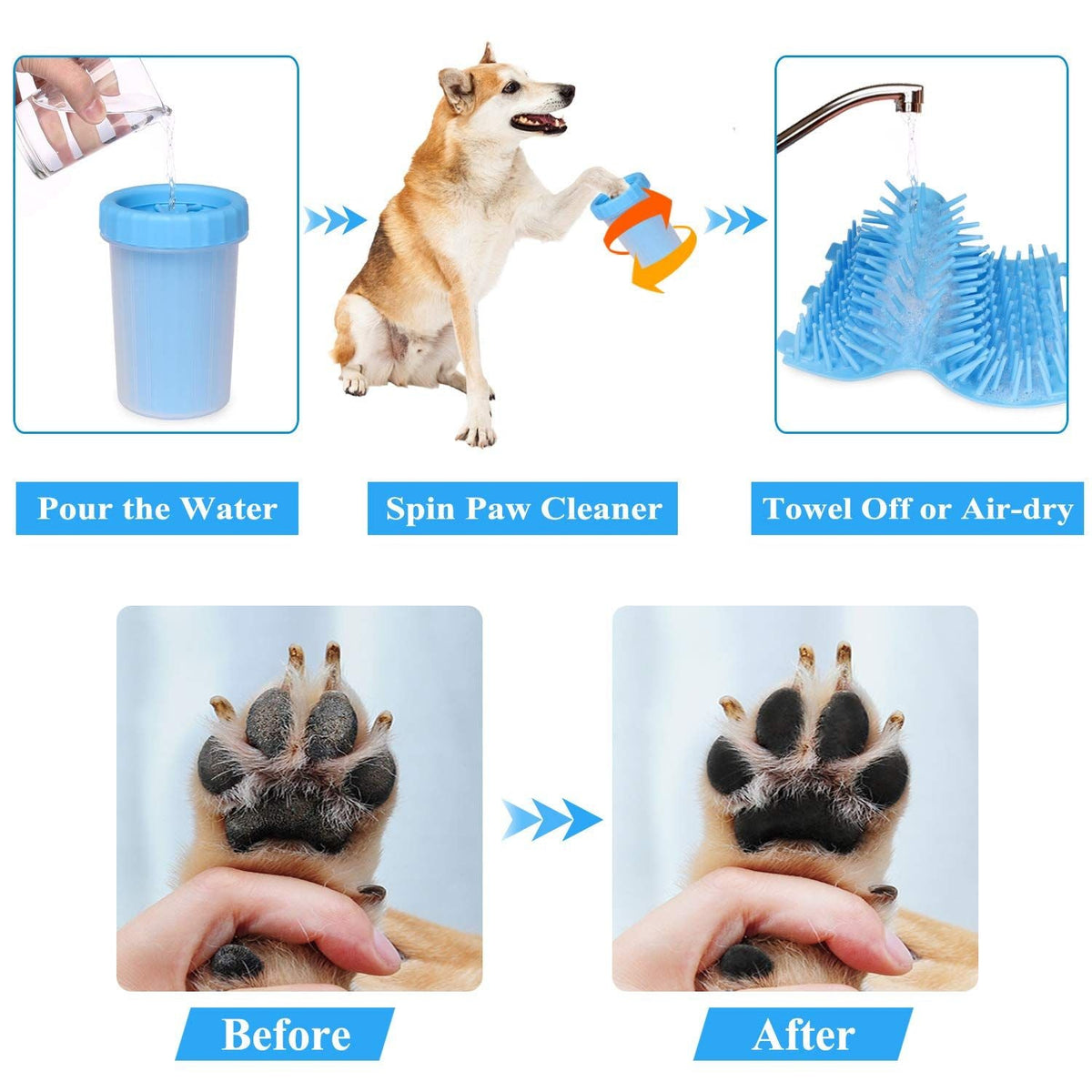 Dog Paw Washer Dog Paw Cleaner Pet Foot Washing Cup Pet Supplies