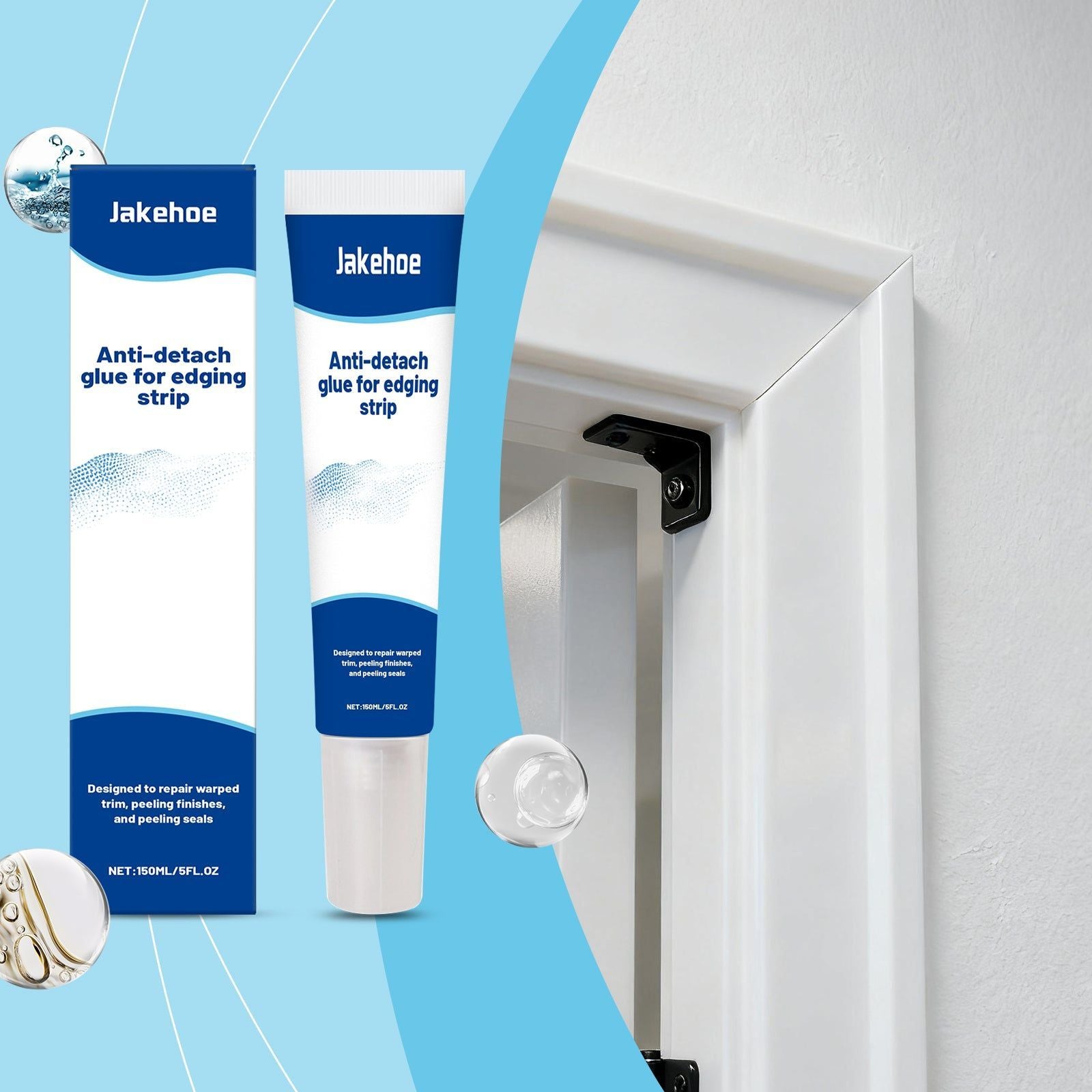 Anti-Drop Edge Banding Glue for Home Care, Repair Cracks, Multi-Material, Easy Fix ,150ml