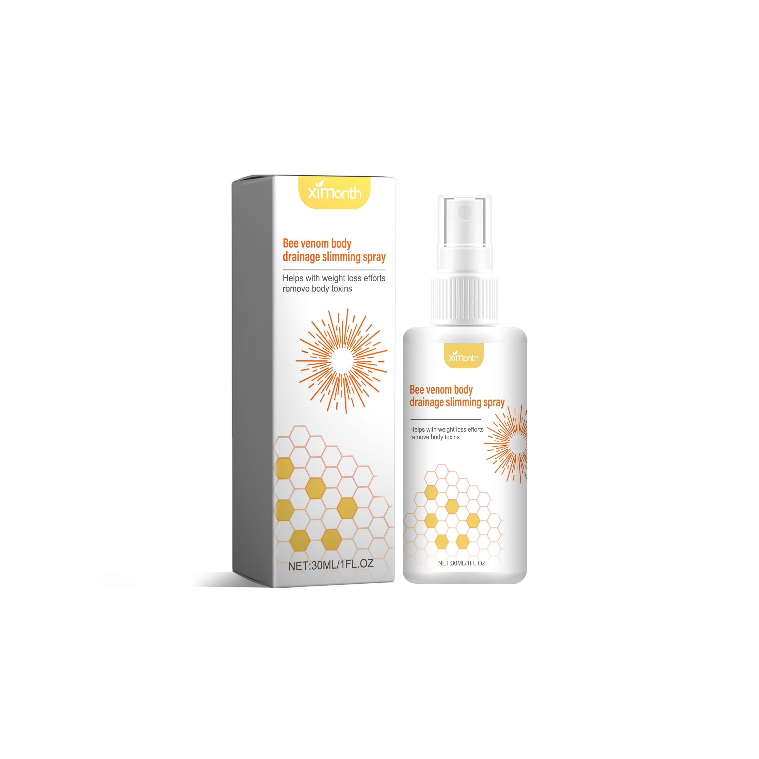 Body Shaping Spray, Slimming, Fat Burner, Lymphatic Detox, Toning, Fast Results ,30ml