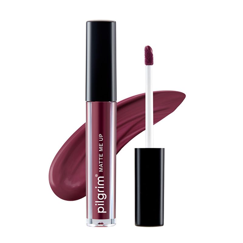Pilgrim Liquid Matte Lipstick - Berry Tease 3gms