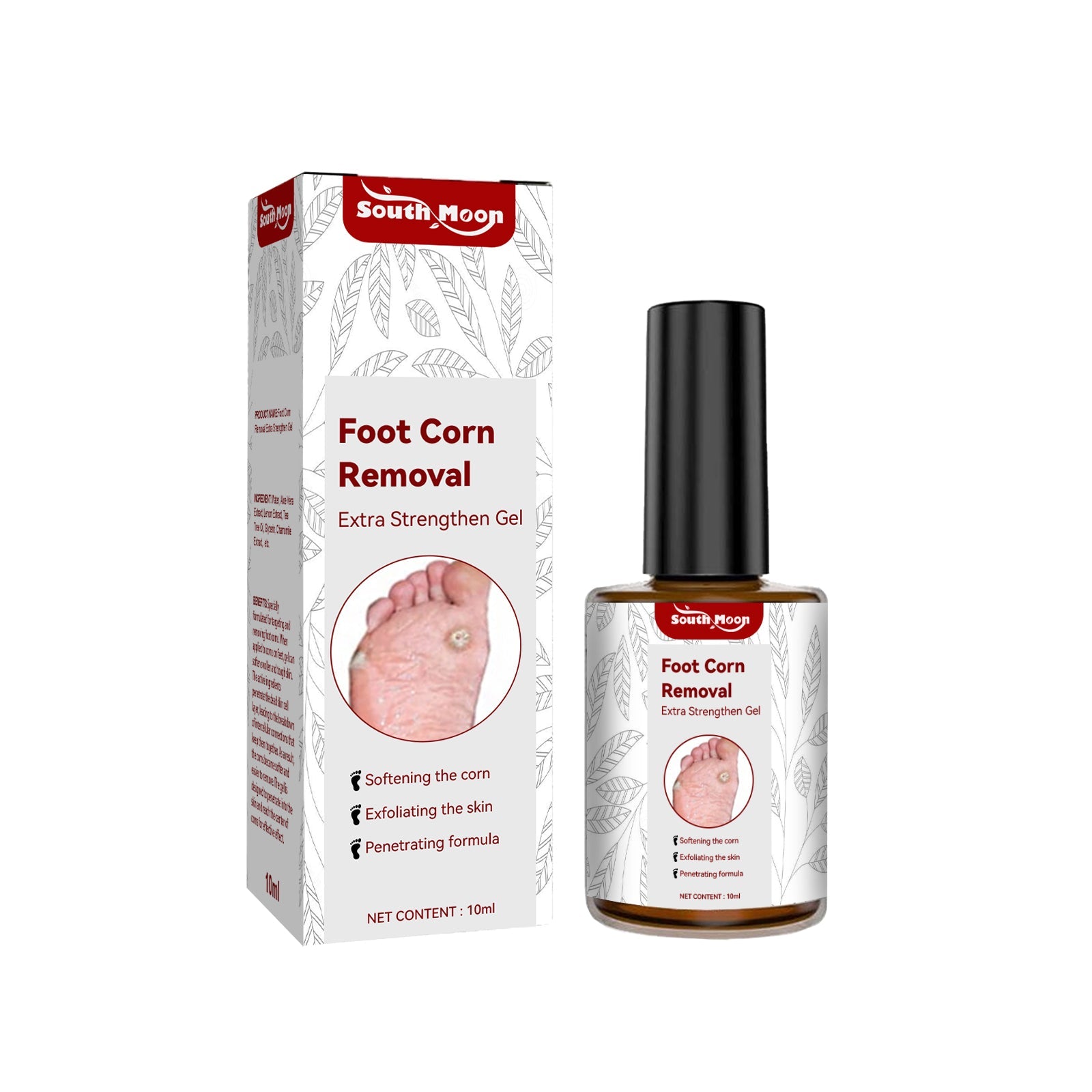 Revitalize Your Feet with Foot Care Gel, Softens Keratin, Relieves Pain ,10ml