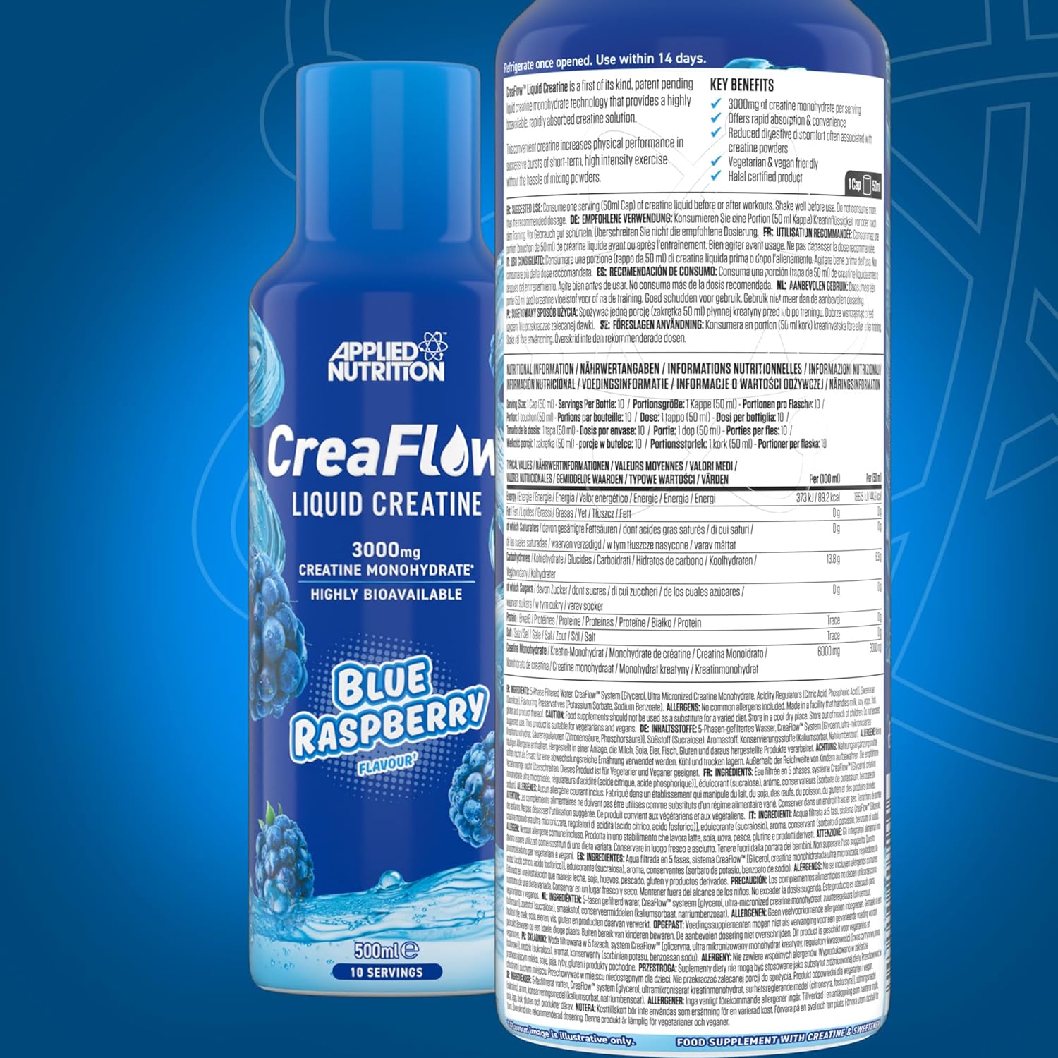 AN CREAFLOW LIQ CREATIN 500 ML B.RASBRY