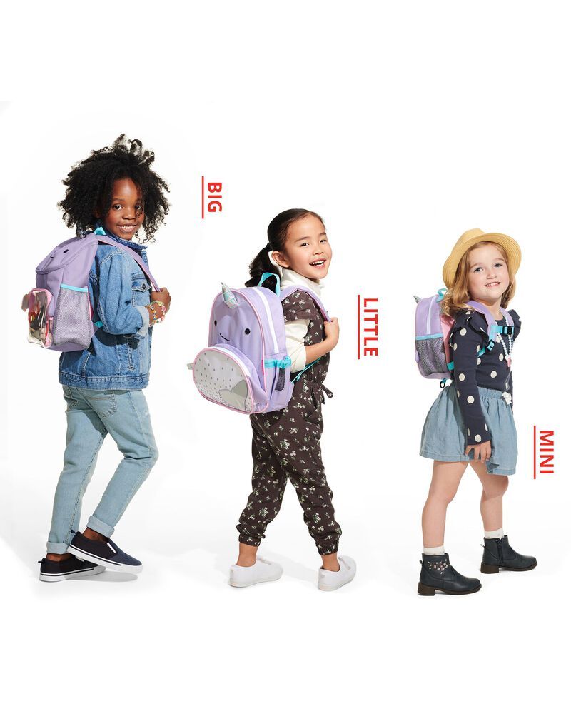 Skip Hop Zoo Mini Backpack with Safety Harness -Narwhal