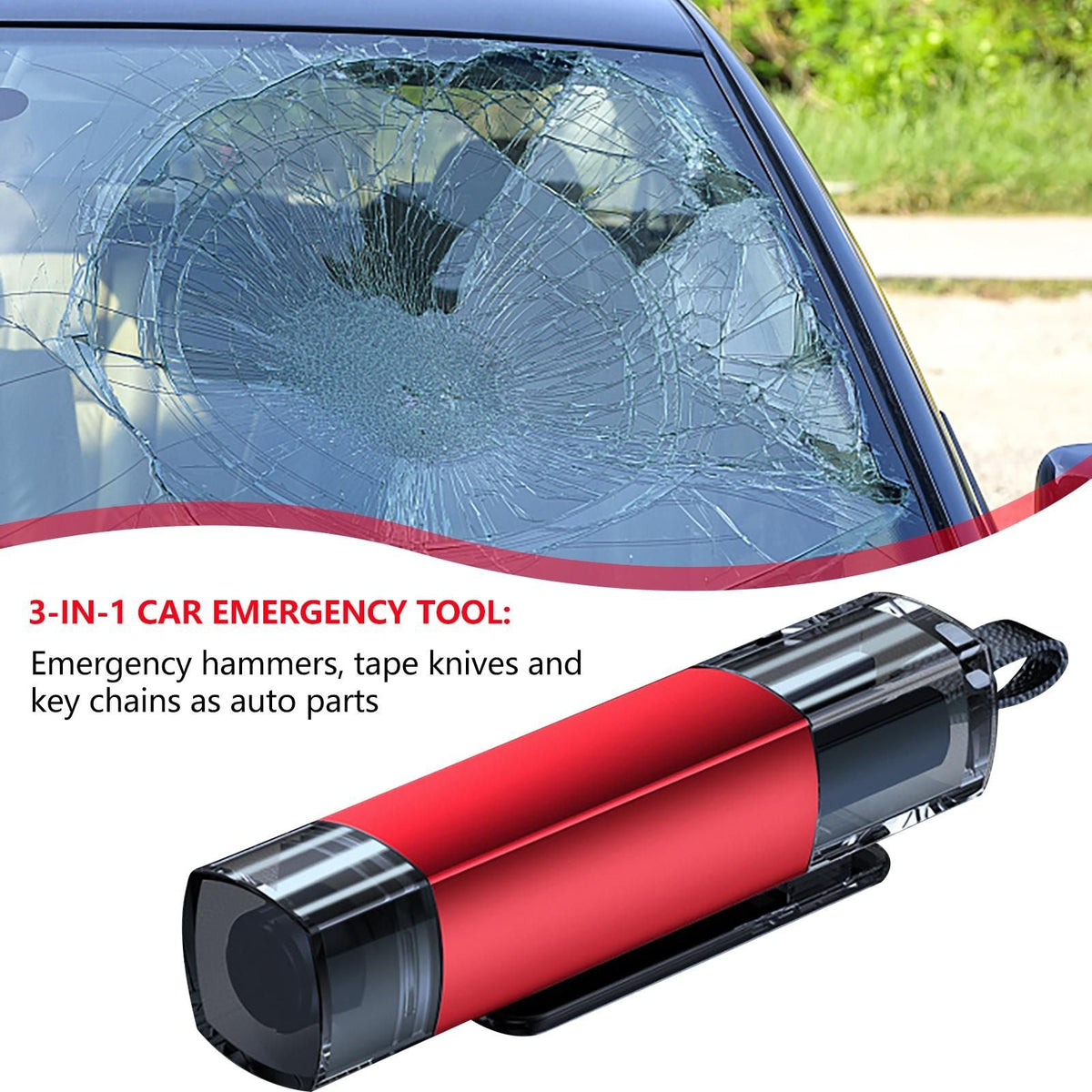 Car Safety Hammer Mini Lifesaving Hammer Multi Purpose Escape Window Breaker