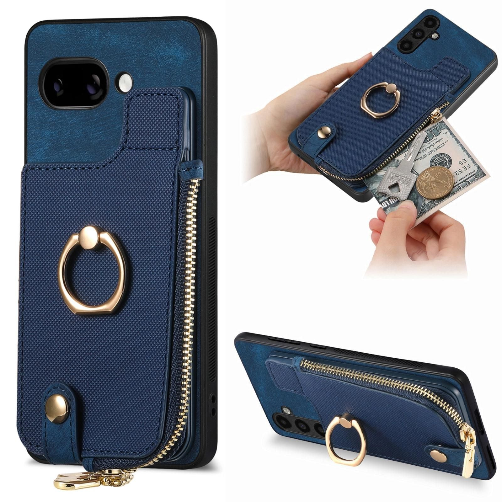 Cross Wallet Phone Case For Google Pixel 9a