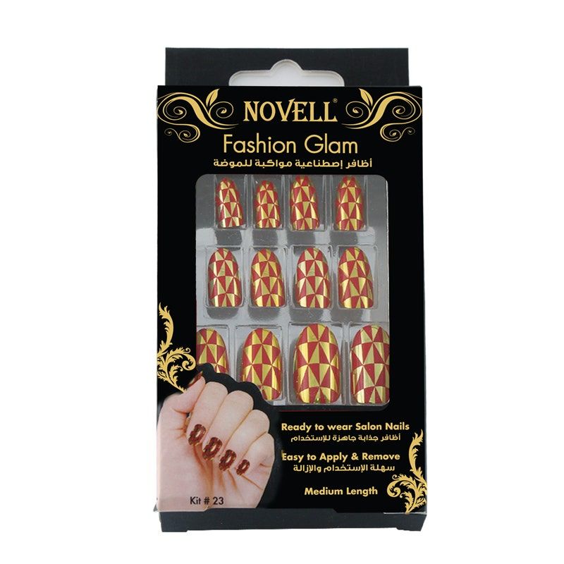 Novell Artificial Fashion Nail No 18, Kit