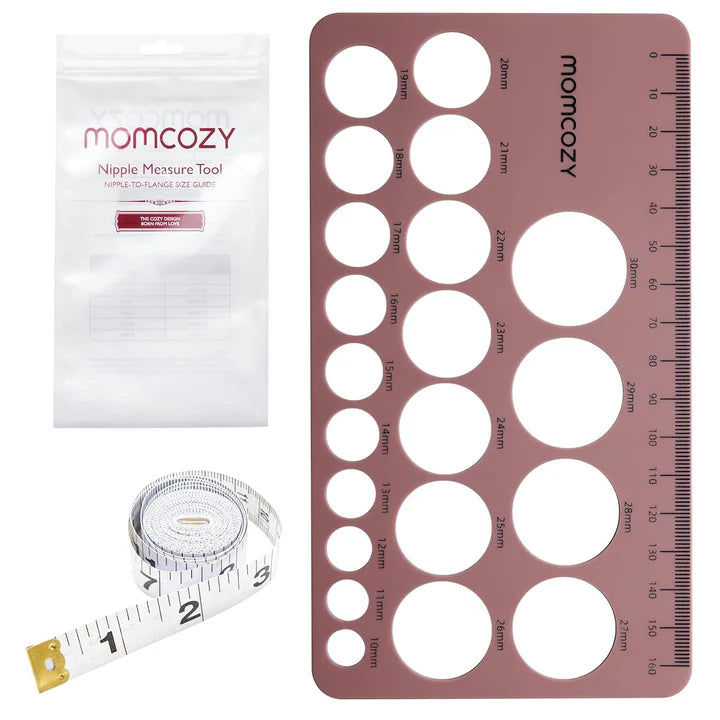 Momcozy Nipple Ruler & Flange Size Guide