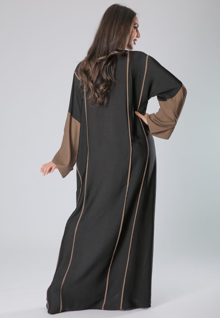 MOiSTREET Button Sleeves Abaya