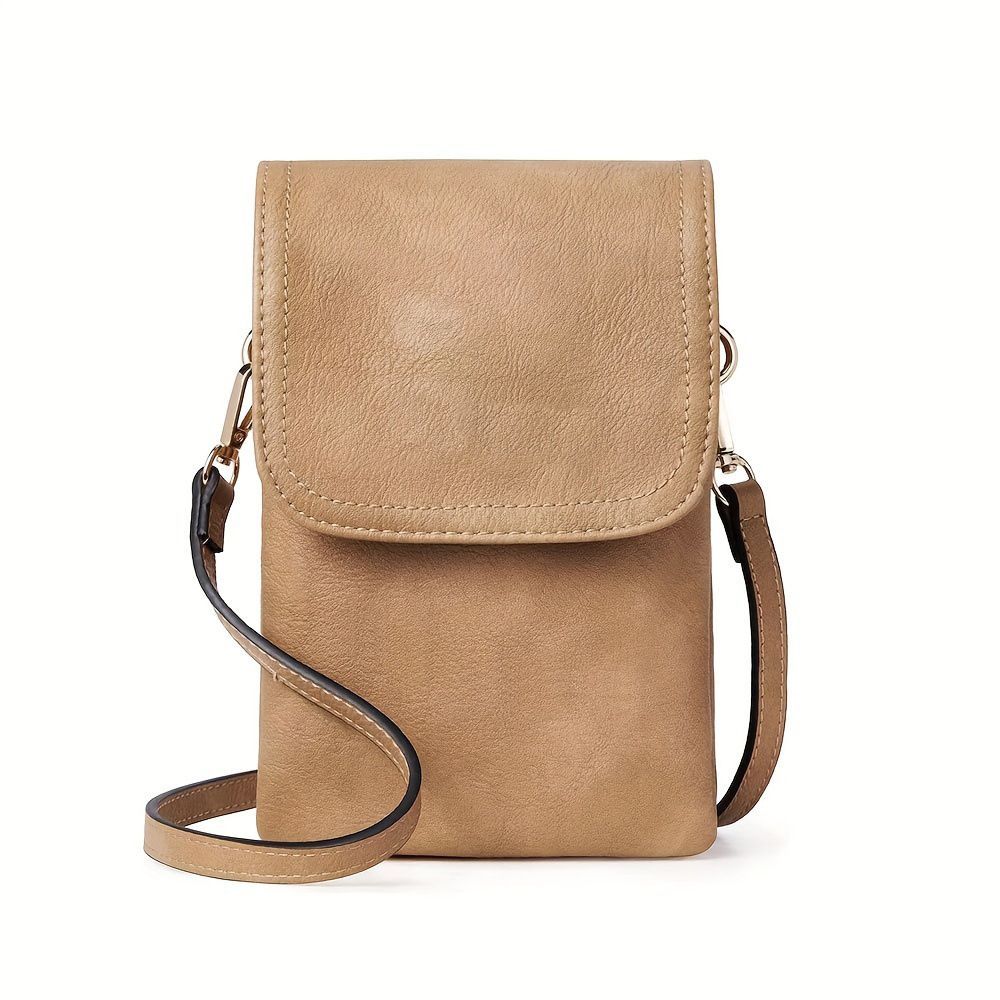 Mini Phone Bag Small PU Leather Crossbody Bag Cell Phone Bag Wallet Purses for Women