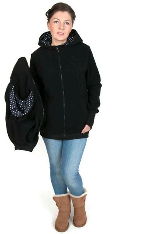 Multi Function Kangaroo Hooded Sweatshirt Baby Carrier Coat Pregnant Jacket For Women