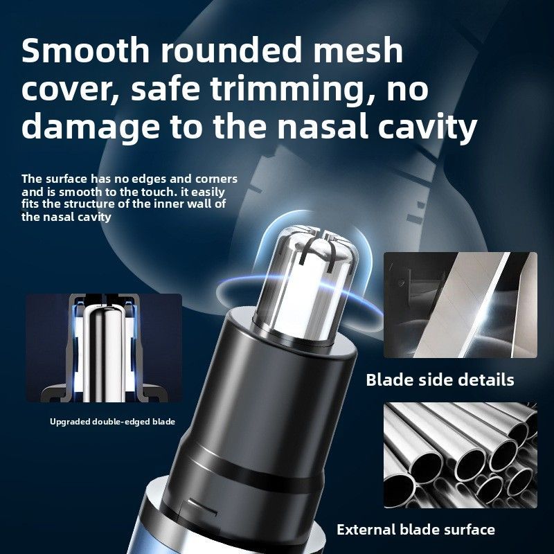 USB Nose Hair Trimmer for Men