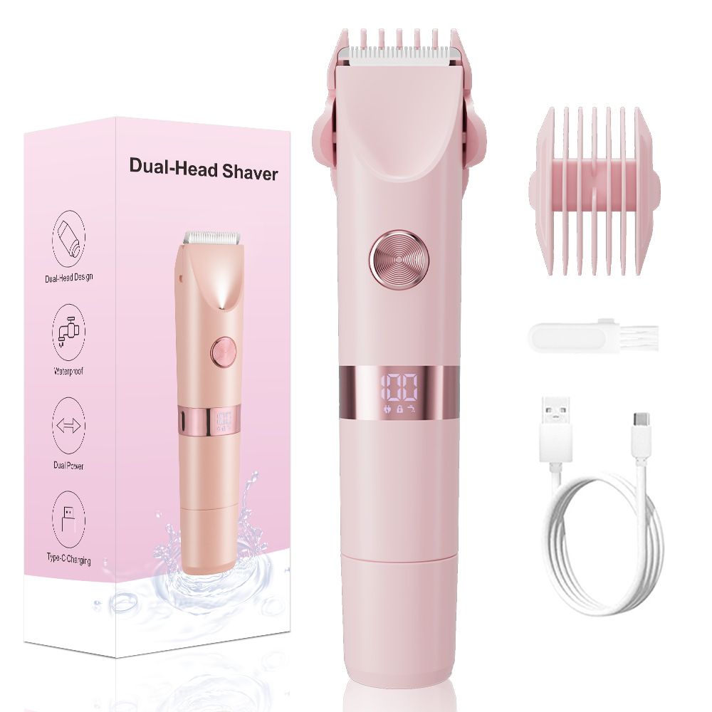 Dual-Head Women's Hair Trimmer