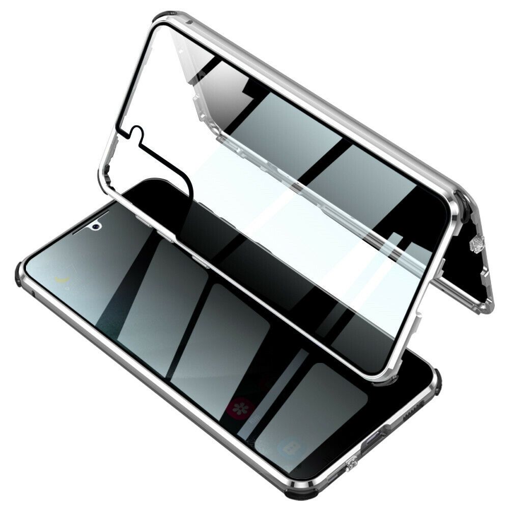 Anti Peep Phone Case Shockproof Magnetic Cover For Samsung Galaxy S22 Ultra