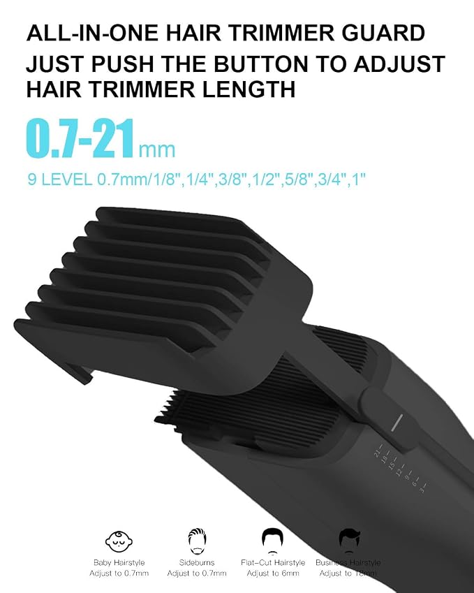 ENCHEN Boost USB Electric Hair & Beard Trimmer, Cordless Rechargeable