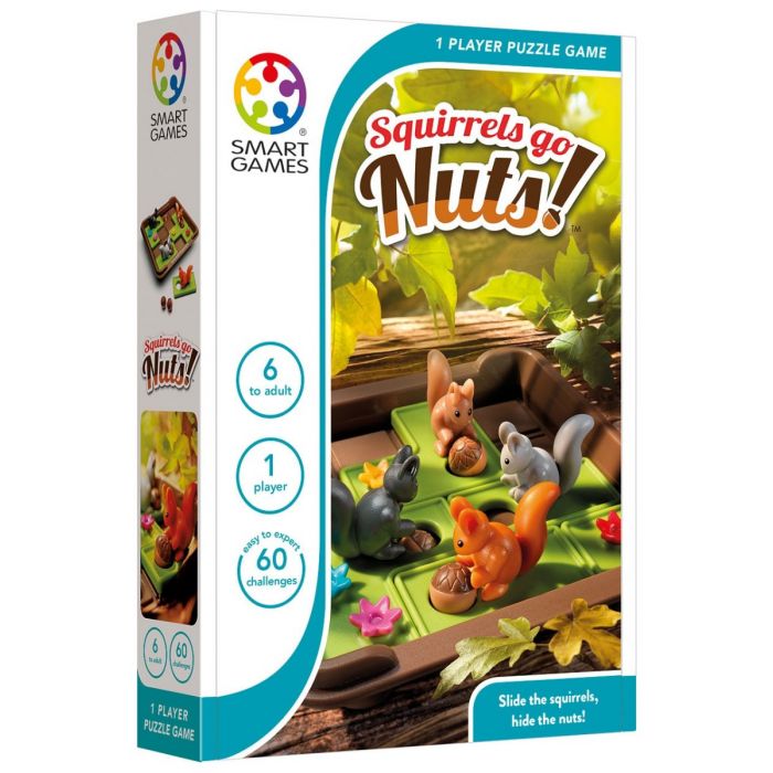 Smart Games Squirrels Go Nuts! — Sliding Puzzle Game