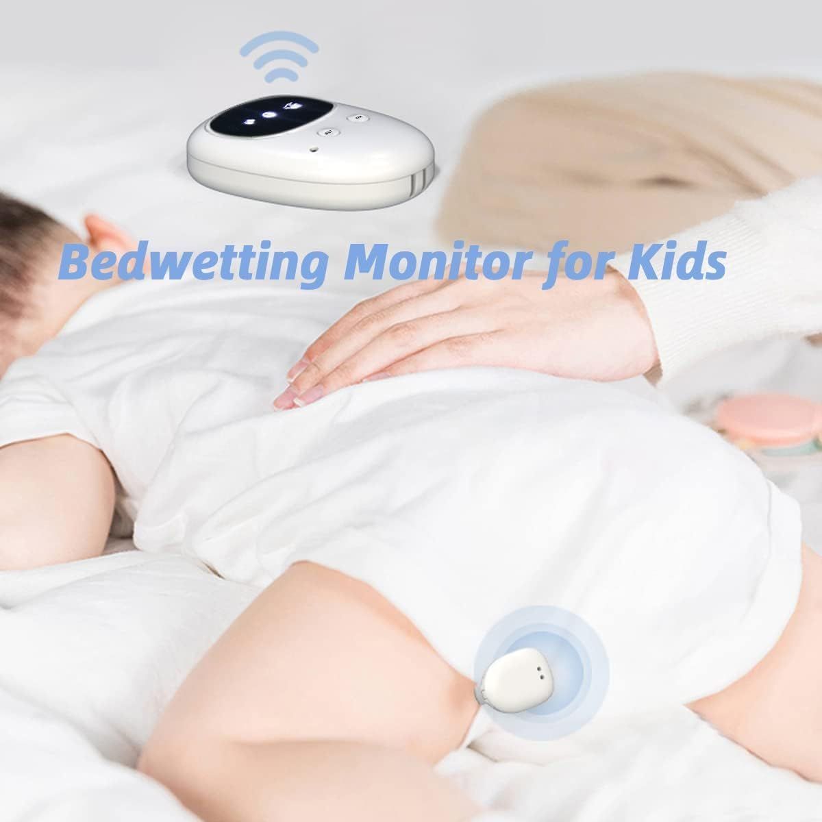 Wireless Bedwetting Alarm System USB Rechargeable Potty Alarm Toilet Training Tool