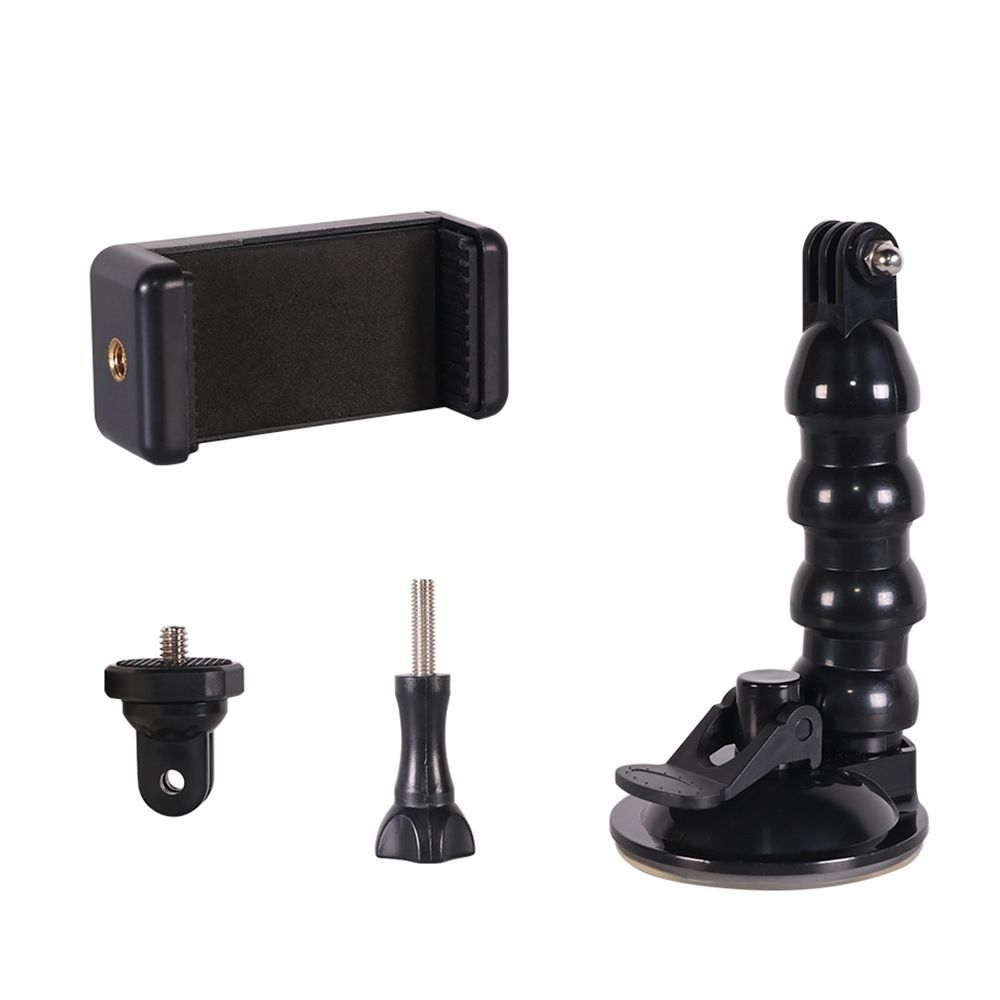 Car Phone Holder Driving Recorder Camera Phone  Flexible Snake Suction Cup Stand