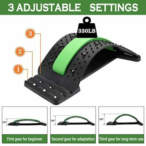 Lumbar Orthosis Back Stretching Device Magnetic Therapy Acupunctur Waist Relax Massager