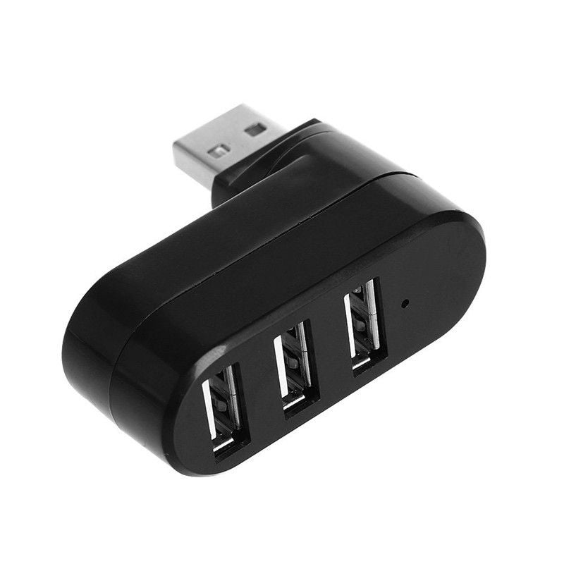 3 Port USB Hub USB 2.0 Adapter Distributor Portable High Speed Splitter