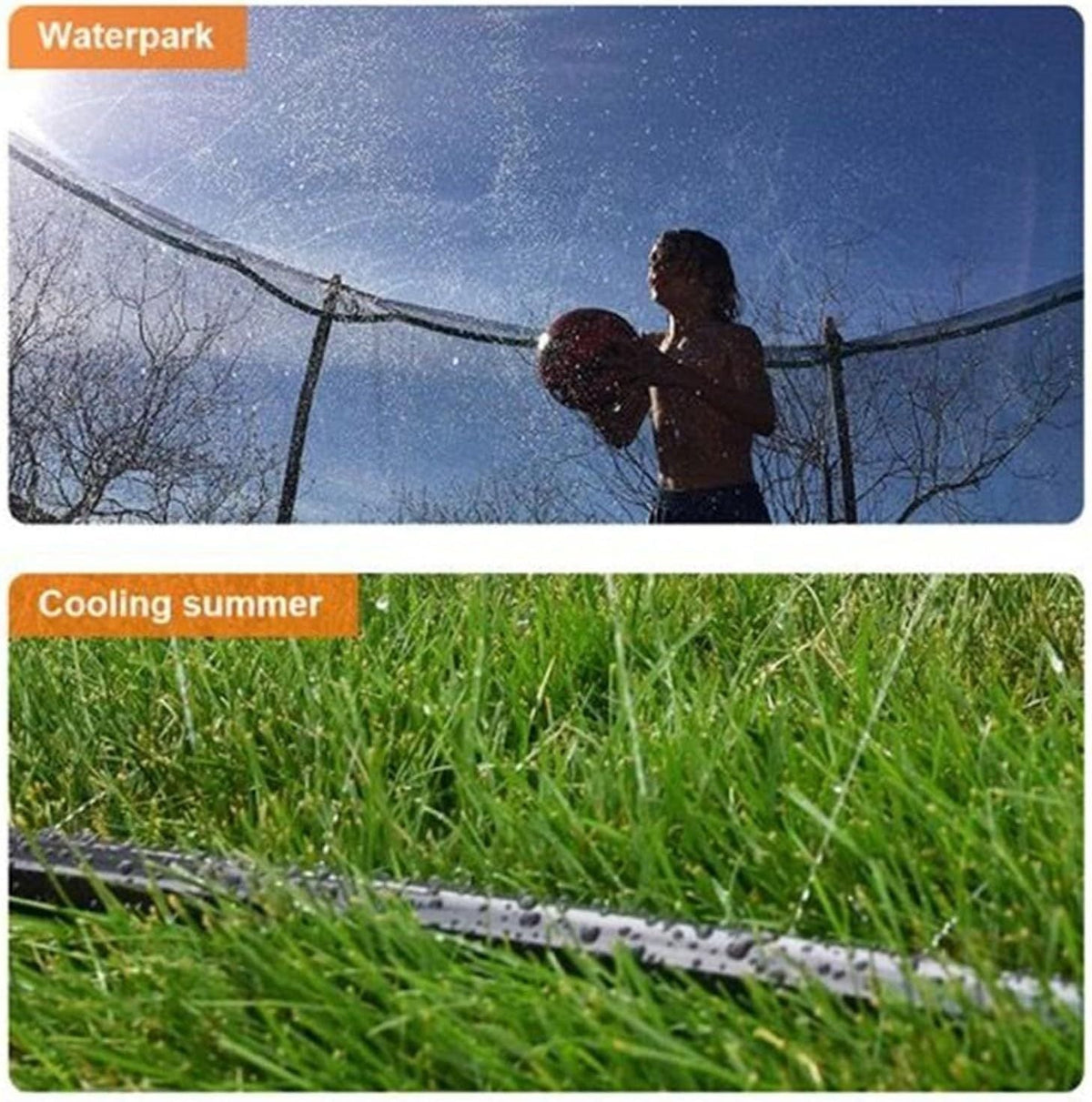 Trampoline Sprinkler Water Party Garden Cool Tool for Outdoor Water Water Park Trampoline Accessories